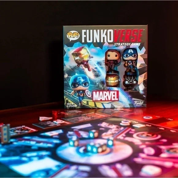 Funko Games: Funkoverse Marvel 4-Pack Strategy Board Game (NIB) - Picture 3 of 7